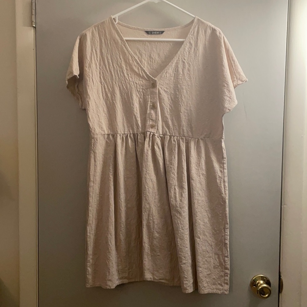 SHEIN Large Tan Dress
